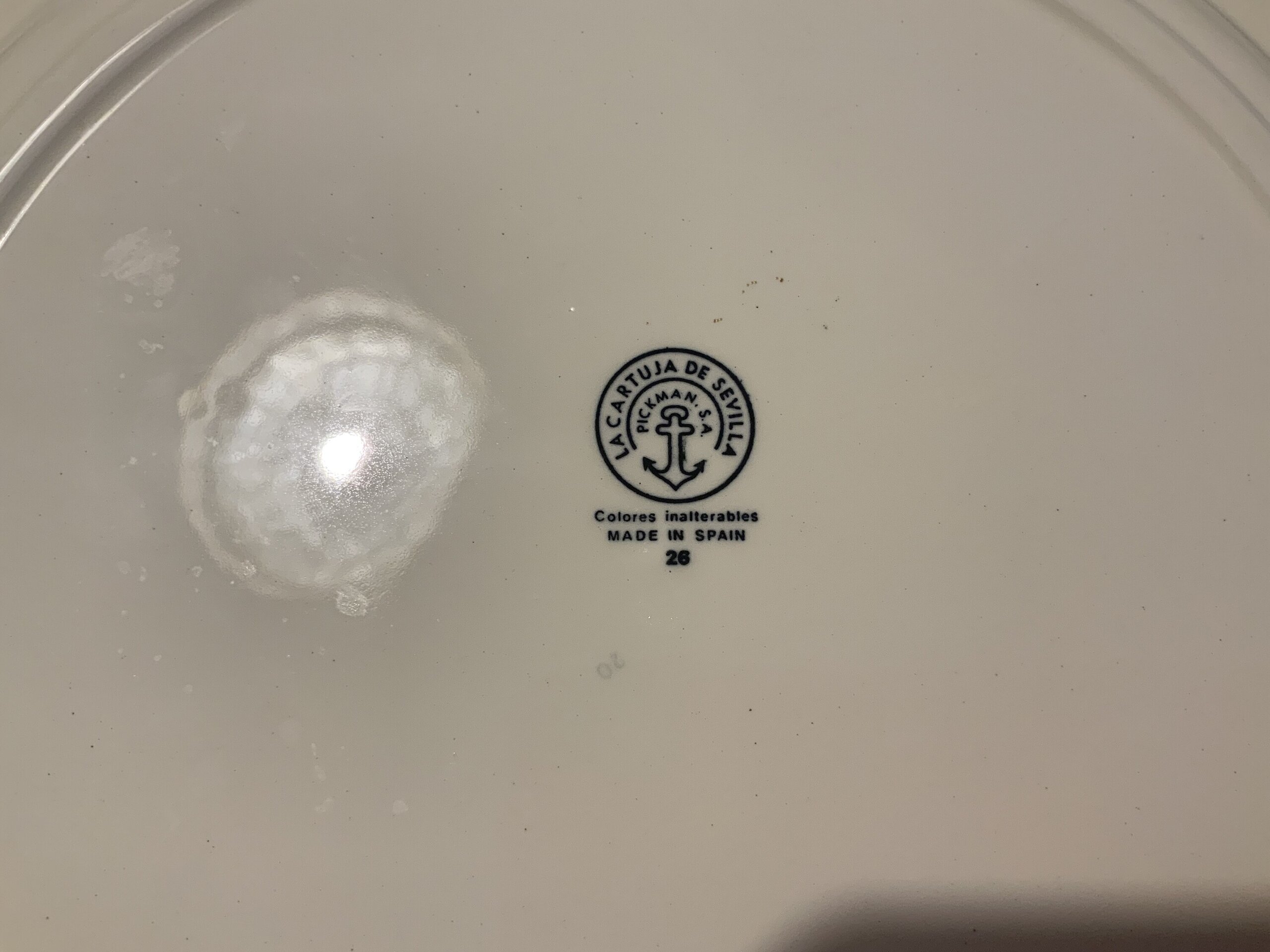 Vajilla El Viejo Molino, La Cartuja Sevilla - 12