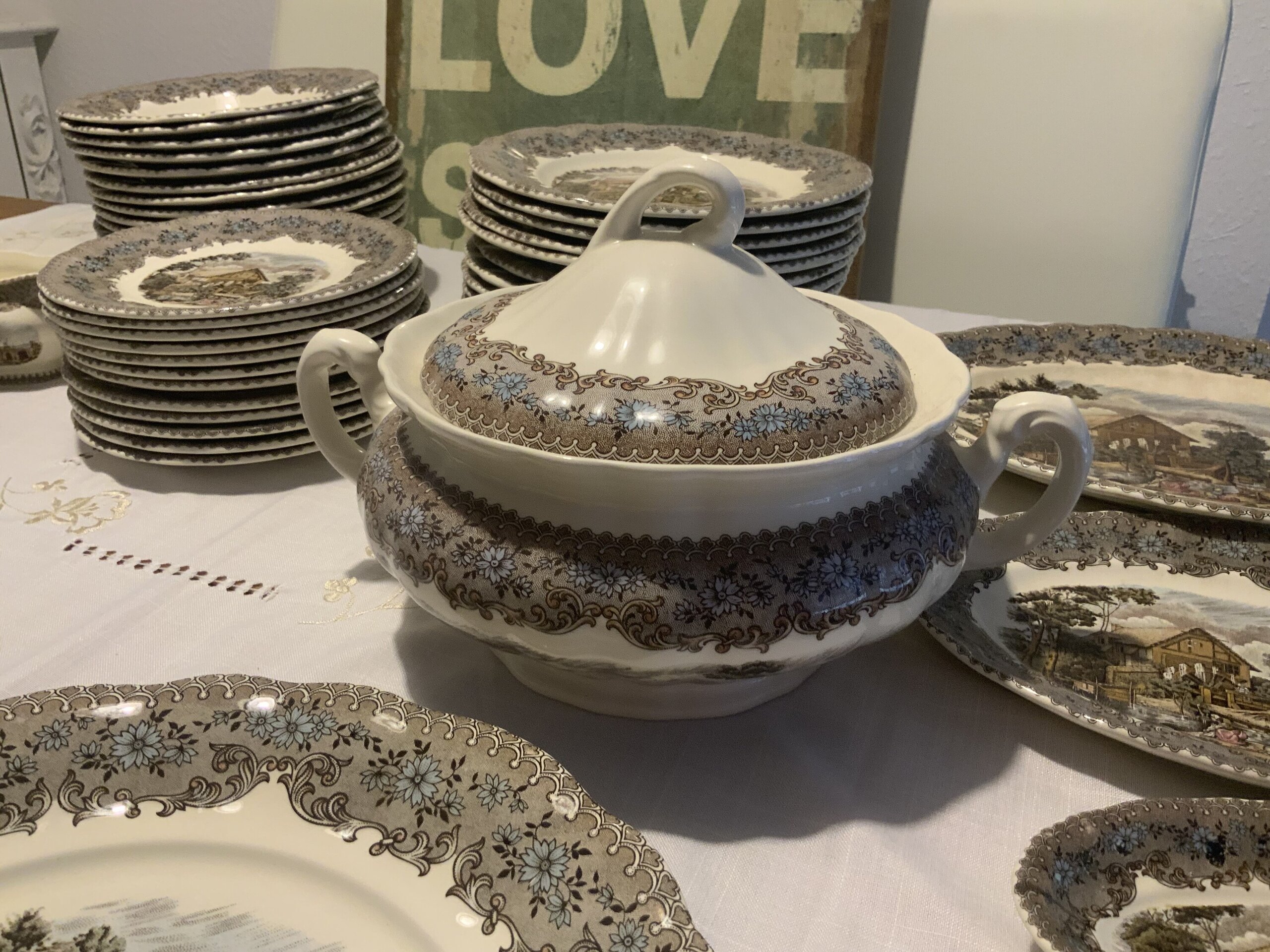 Vajilla El Viejo Molino, La Cartuja Sevilla - 5