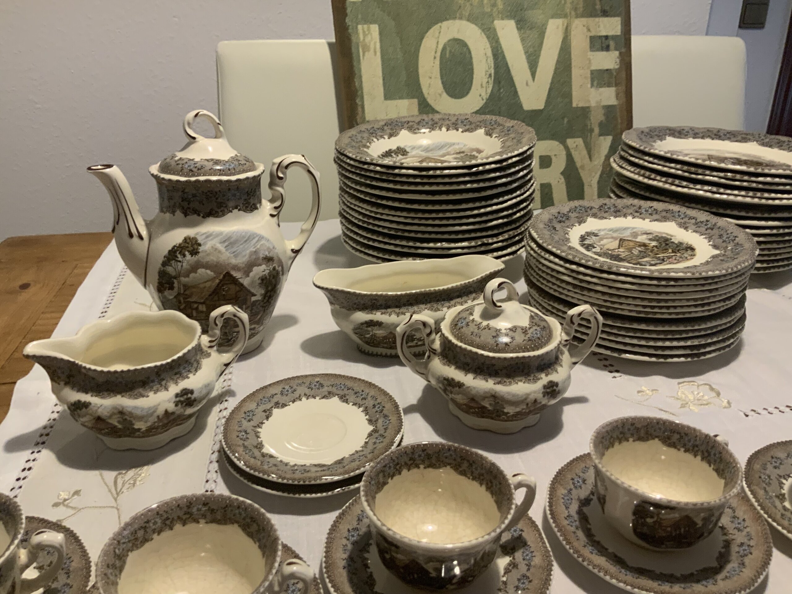 Vajilla El Viejo Molino, La Cartuja Sevilla - 4