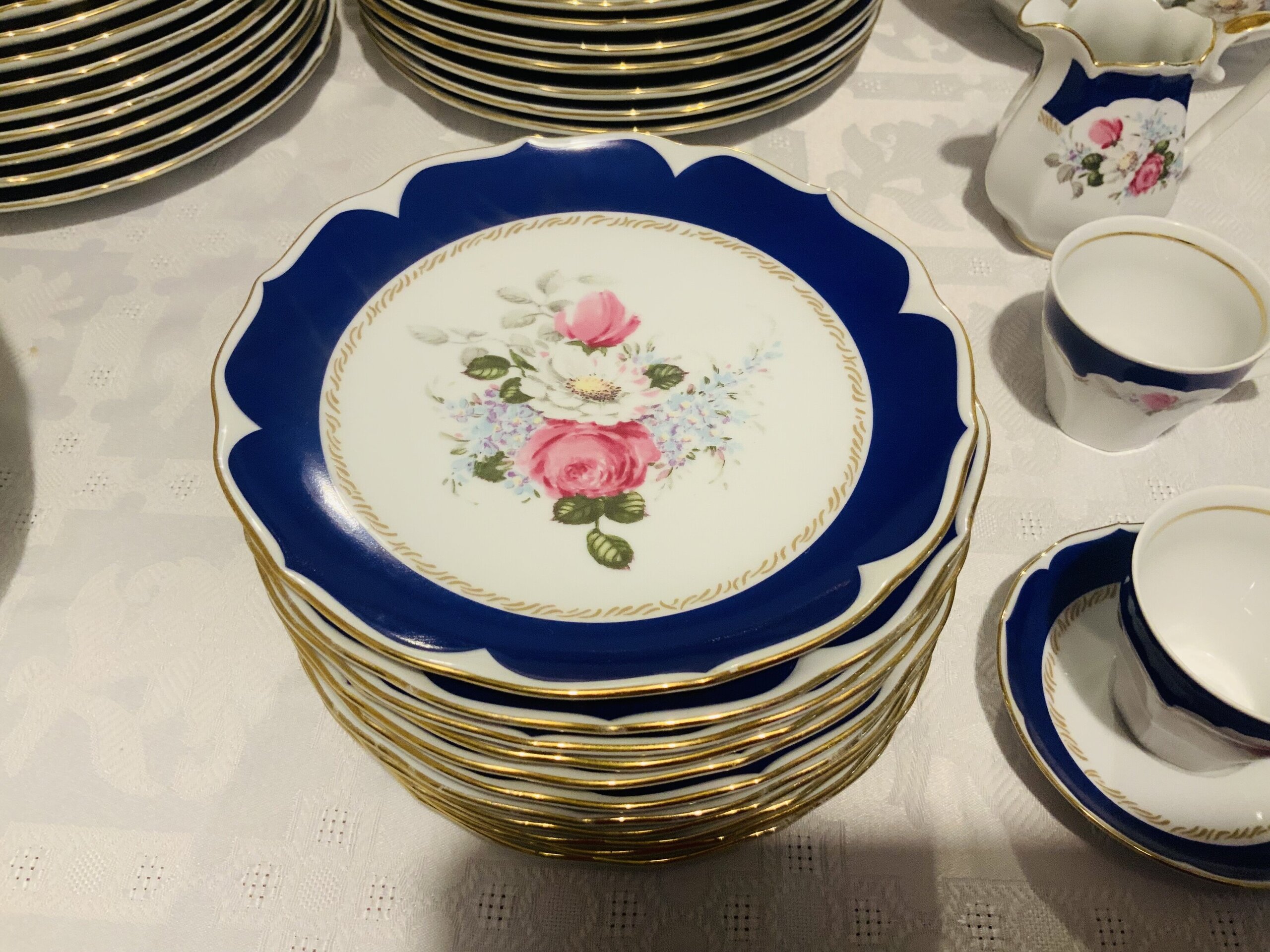 Vajilla Porcelana Graf Von Henneberg 1777 - 7